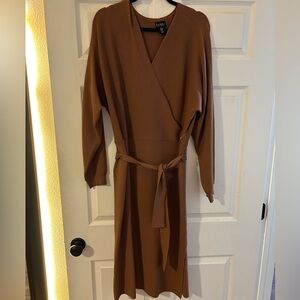 Flattering sweater dress